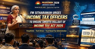 FM Sitharaman Urges Income Tax Officers to Ensure Smooth Rollout of Income Tax Act 2025
