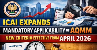 ICAI Expands Mandatory Applicability of AQMM: New Criteria Effective from April 2026