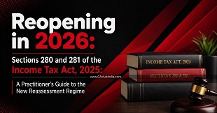 Reopening in 2026: Sections 280 and 281 of the Income Tax Act, 2025: A Practitioner's Guide to the New Reassessment Regime