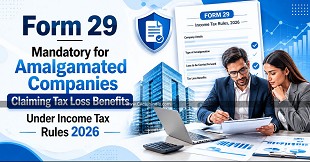 Form 29 Mandatory for Amalgamated Companies Claiming Tax Loss Benefits Under Income Tax Rules 2026