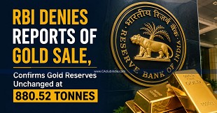 RBI Denies Reports of Gold Sale, Confirms Gold Reserves Unchanged at 880.52 Tonnes