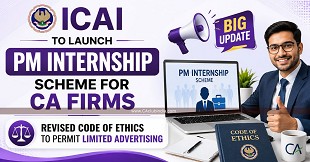 ICAI to Launch PM Internship Scheme for CA Firms, Revised Code of Ethics to Permit Limited Advertising