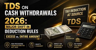 TDS on Cash Withdrawals 2026: Major Shift in Deduction Rules - Excess vs. Entire Amount