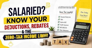 Salaried? Know Your Deductions, Rebates & the Zero-Tax Income Limit!