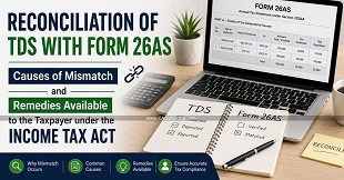 Reconciliation of TDS with Form 26AS: Causes of Mismatch and Remedies Available to the Taxpayer under the Income Tax Act