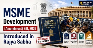 MSME Development (Amendment) Bill, 2026 Introduced in Rajya Sabha