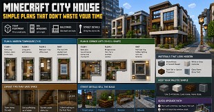 Minecraft City House: Simple Plans That Don't Waste Your Time