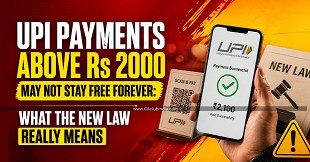 UPI Payments Above Rs 2000 May Not Stay Free Forever: What the New Law Really Means