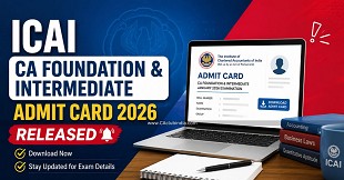 ICAI CA Foundation & Intermediate Admit Card September 2026 Released