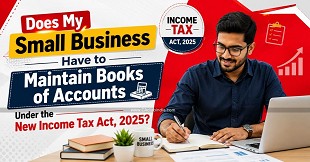 Does My Small Business Have to Maintain Books of Accounts Under the New Income Tax Act, 2025?