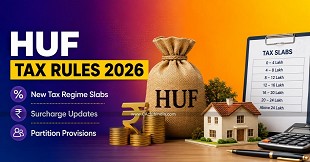 HUF Tax Rules 2026: New Tax Regime Slabs, Surcharge and Partition Provisions
