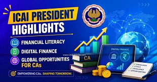 ICAI President Highlights Financial Literacy, Digital Finance and Global Opportunities for CAs