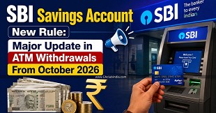 SBI Savings Account New Rule: Major Update in ATM Withdrawals From October 2026