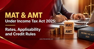 MAT & AMT Under Income Tax Act 2025: Rates, Applicability and Credit Rules