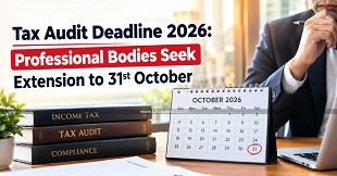 Tax Audit Deadline 2026: Professional Bodies Seek Extension to 31st October