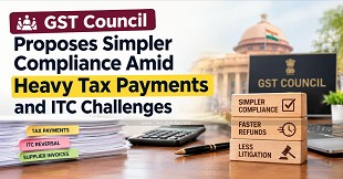 GST Council Proposes Simpler Compliance Amid Heavy Tax Payments and ITC Challenges