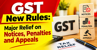 GST New Rules: Major Relief on Notices, Penalties and Appeals