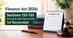 Finance Act 2026: Sections 153-155 to Come into Force from 1st November
