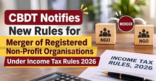 CBDT Notifies New Rules for Merger of Registered Non-Profit Organisations Under Income Tax Rules 2026