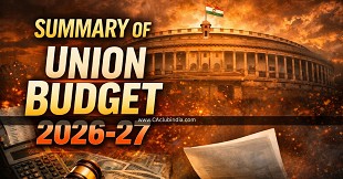 Summary of Union Budget 2026-27