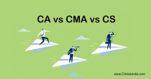 Career path in CA, CS and CMA