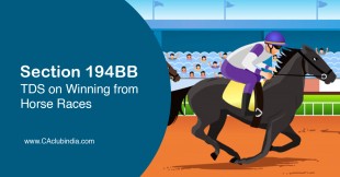 Section 194BB | TDS on Winning from Horse Races