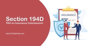 Section 194D | TDS on Insurance Commission