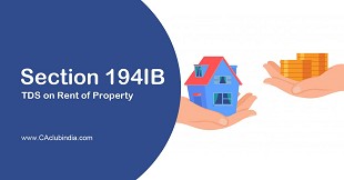 Section 194IB | TDS on Rent of Property