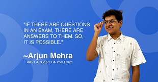Arjun Mehra - AIR 1 July 2021 CA Inter Exams on his Exam Preparation, Importance of Mental Health and Reaction to the SCs PIL