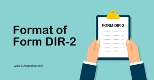 Format of Form DIR-2