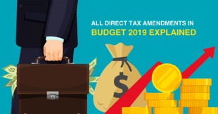 All Direct Tax Changes in Interim Budget explained from Finance Bill 2019