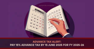 Advance Tax Payment FY 2025-26: Pay 15% by June 15