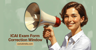 CA Exam Form Correction Window for September 2025 Opened