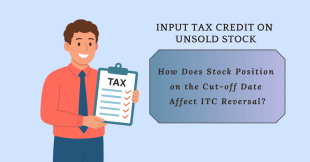 ITC Reversal on Unsold Stock after 22 Sep 2025: With Example