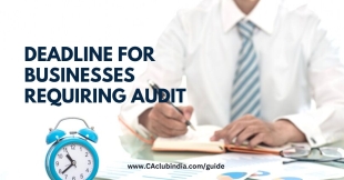 Tax Filing Deadline for Businesses Requiring Audit - 15th Nov 2024