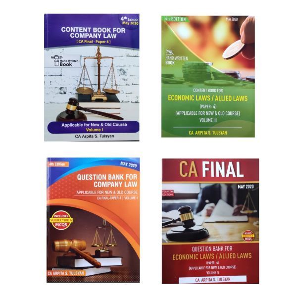 Corporate and Allied/Economic Laws Handwritten Book