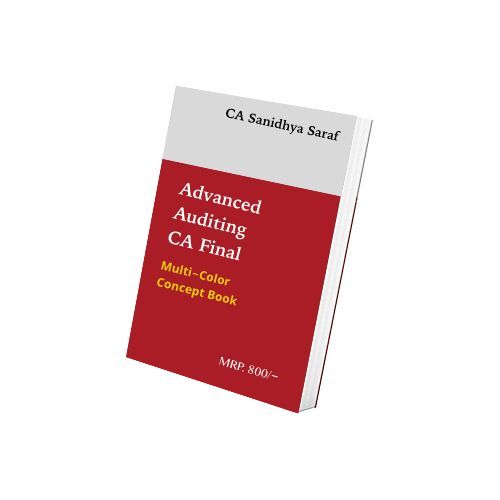 Advanced Auditing CA Final Multi‐Color Concept Book