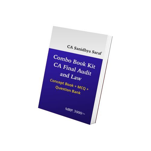 Combo Book Kit - Audit and Law = (Concept Book + MCQ + Question Bank)
