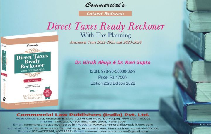 Direct Taxes Ready Reckoner