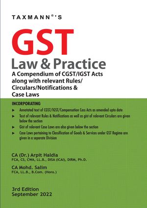 GST Law & Practice