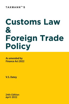 Customs Law & Foreign Trade Policy