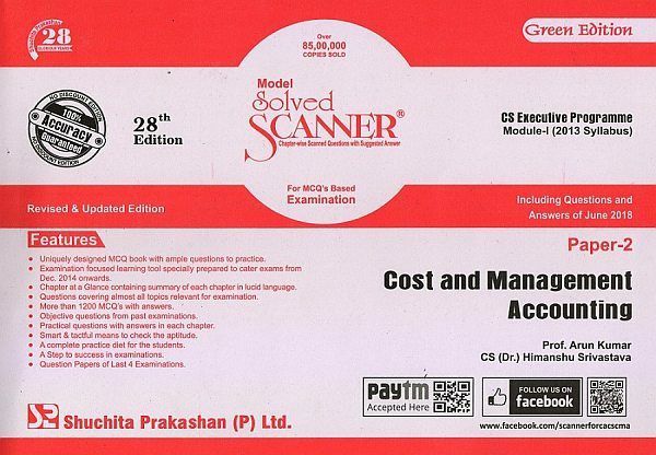 Cost & Management Accounting for CS Executive
