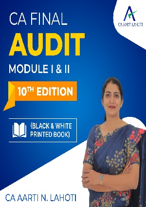 Book CA Final Audit Module I & II - 10th Edition(Black & White Printed Book)
