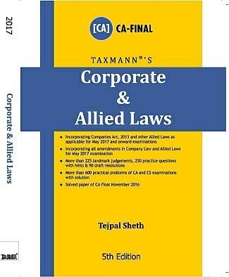 Corporate and Allied Laws