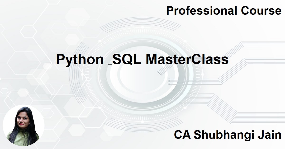 Python & SQL MasterClass