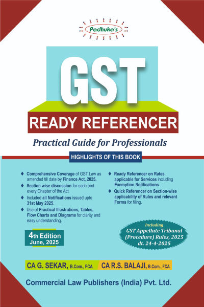 GST Ready Referencer - Practical Guide for Professionals