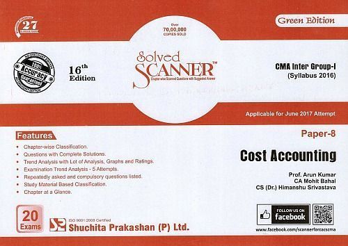 Cost Accounting (CMA Inter)