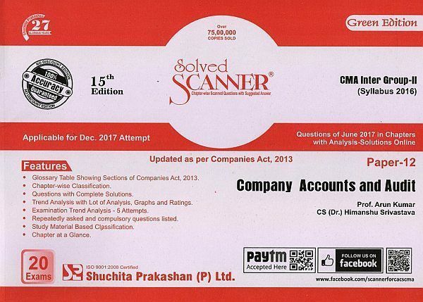 Company Accounts and Audit (CMA)