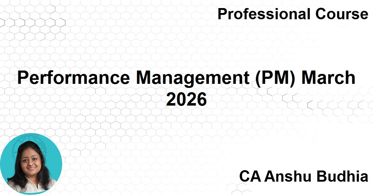 Performance Management (PM) March 2026