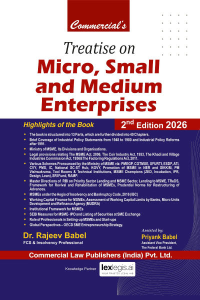 Treatise on Micro, Small and Medium Enterprises